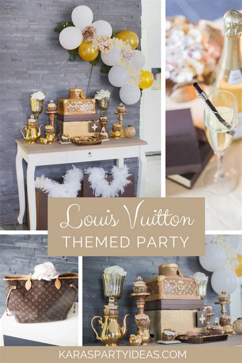 louis vuitton theme party ideas.